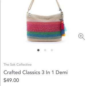 The Sak convertible hand crocheted purse